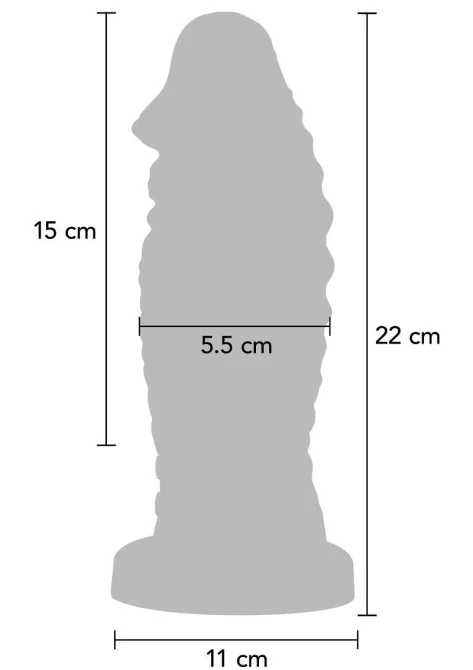 Hidden Desire Extreme vibrační dildo Devil Monster