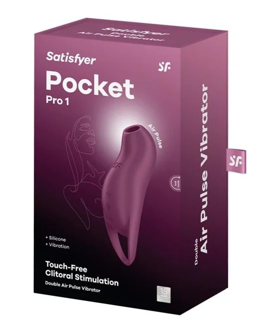 Satisfyer Pocket Pro 1 stimulátor na klitoris - fialový