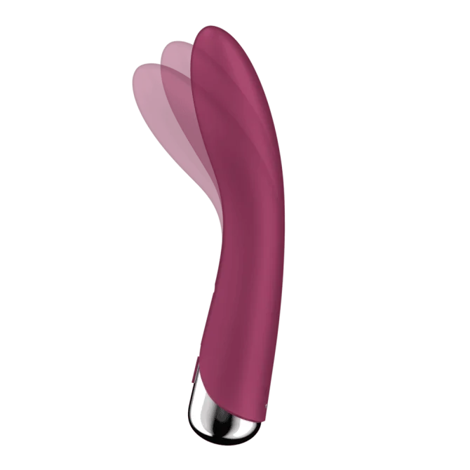 Satisfyer Spinning Vibe 1 vibrátor - vínový