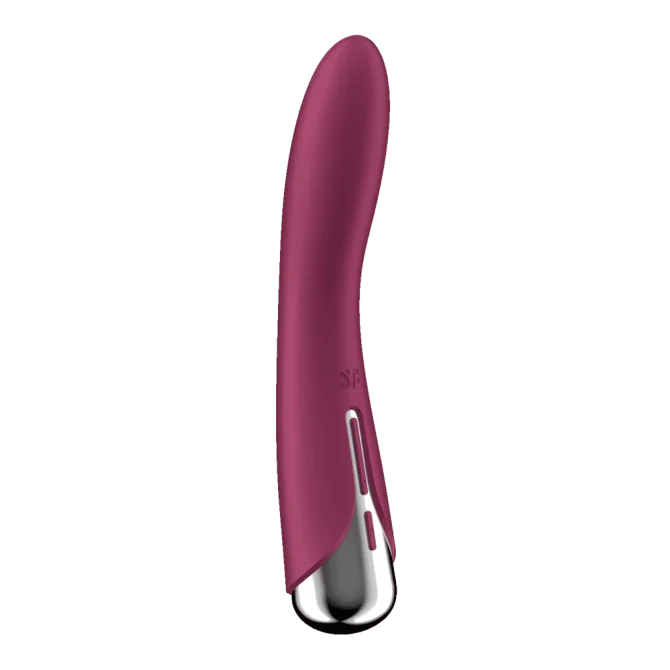 Satisfyer Spinning Vibe 1 vibrátor - vínový