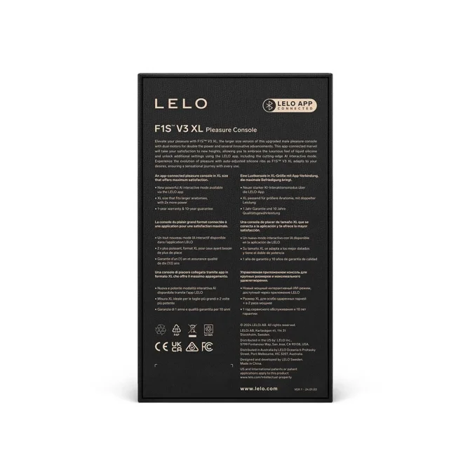 LELO F1S™ V3 XL masturbátor - modrý