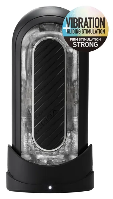 TENGA Zero Flip Gravity Strong masturbátor - černý
