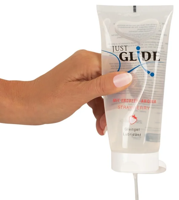 Just Glide Lubrikační gel - jahoda 200 ml