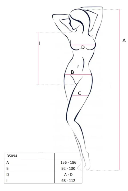 Passion body BS094 černé