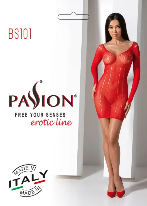 Passion Minišaty BS101 červené