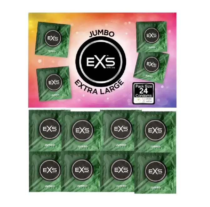 EXS Jumbo kondomy 24 ks