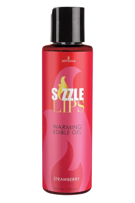 SENSUVA Masážní gel hřejivý 125 ml - jahoda