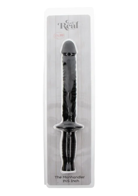 Get Real The Manhandler dildo s rukojetí - černé