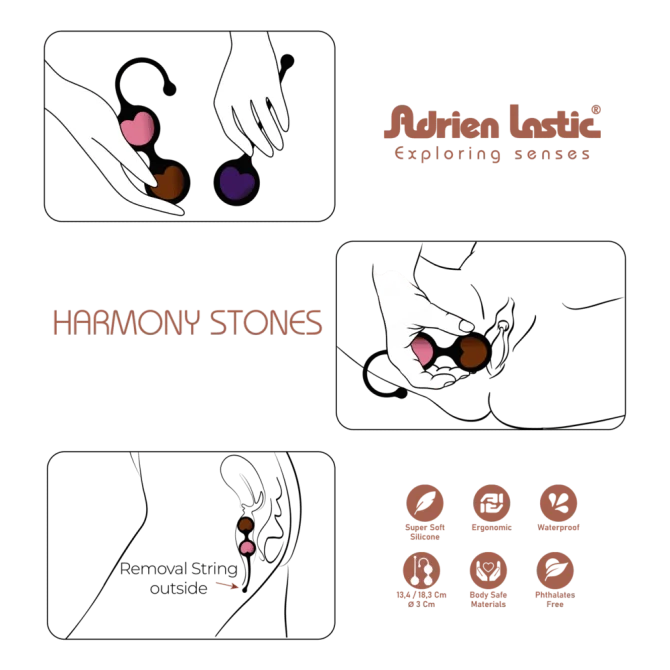 Adrien Lastic Harmony Stones vaginální kuličky