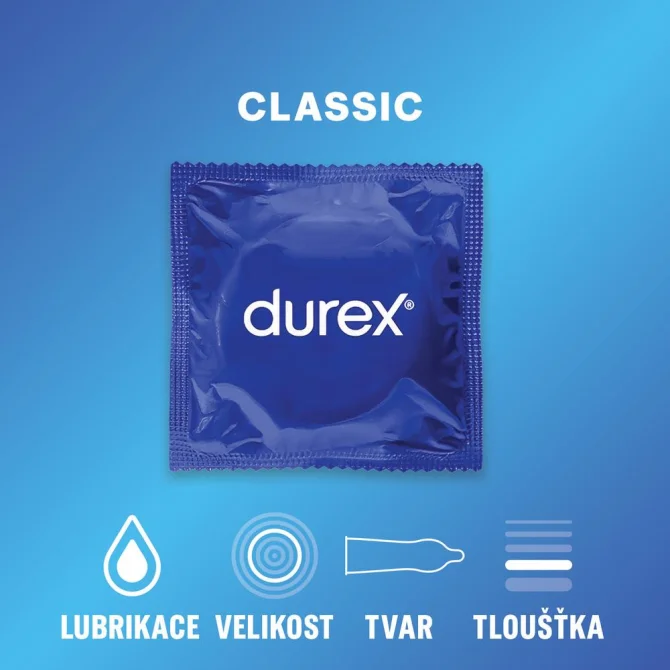 Durex kondomy Classic 24 ks