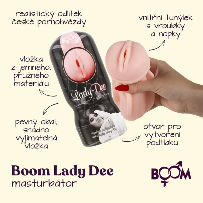 BOOM Lady Dee masturbátor