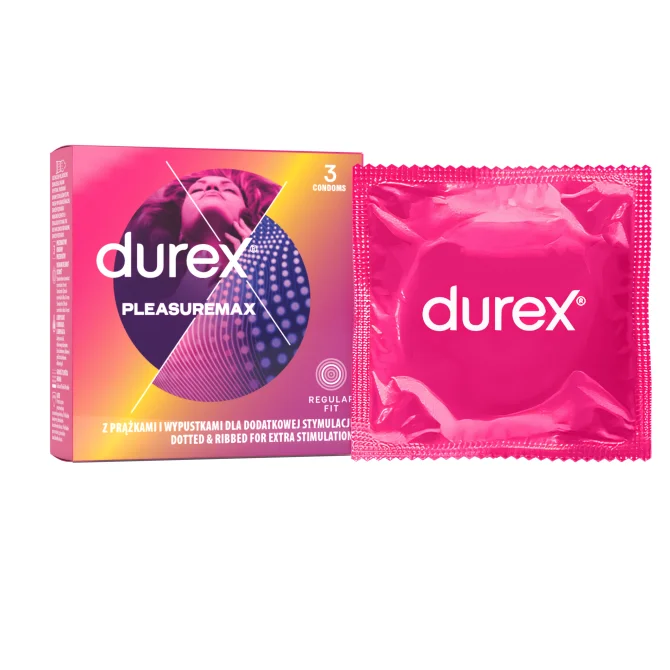 DUREX kondomy Pleasuremax 3 ks