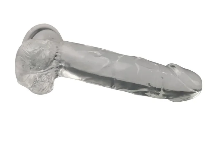 BASIC X Rocco transparentní penis s přísavkou XS