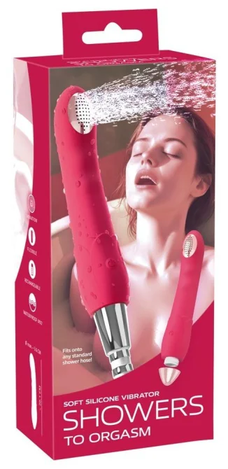 Showers to orgasm Sprchová hlavice - vibrátor 2v1