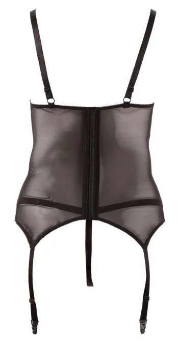 Cottelli Curves Cami korzet s podvazky: XL