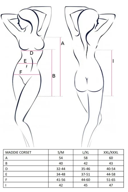 Erotic Line MADDIE korzet