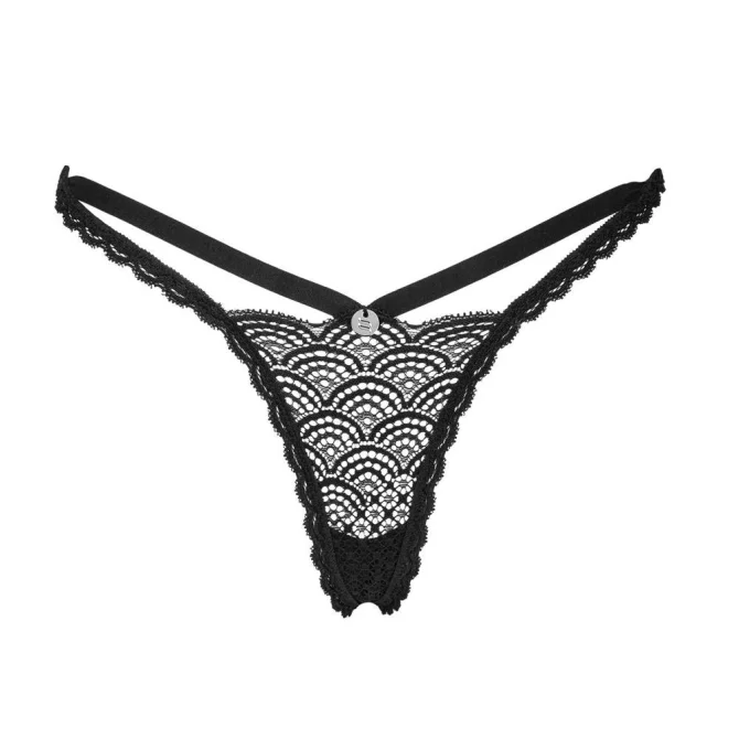 Obsessive Chemeris tanga - černá