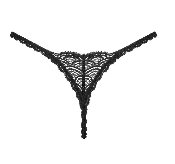 Obsessive Chemeris tanga - černá
