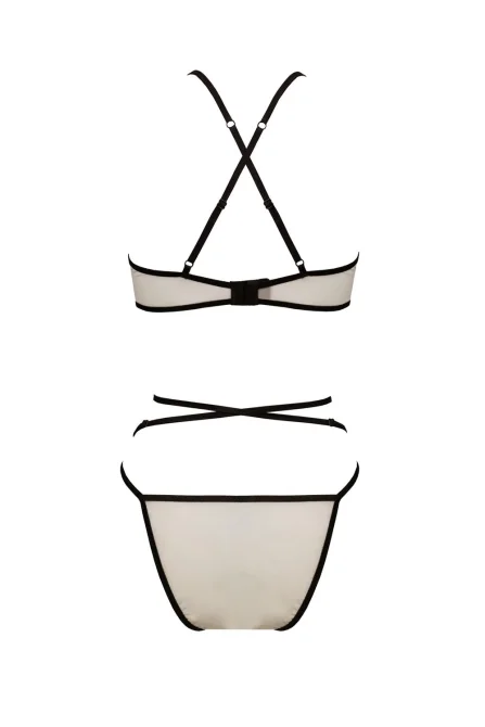 Passion Chika set - krémově bílá