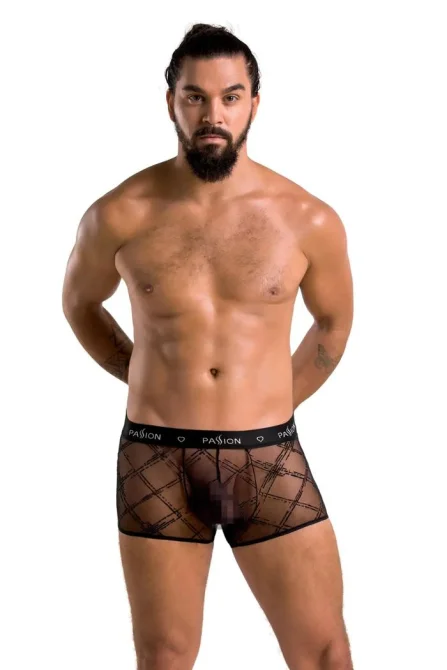 Passion MEN 032 Pánské boxerky James černé: L/XL
