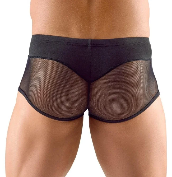 Svenjoyment Boxerky ze síťoviny - černé