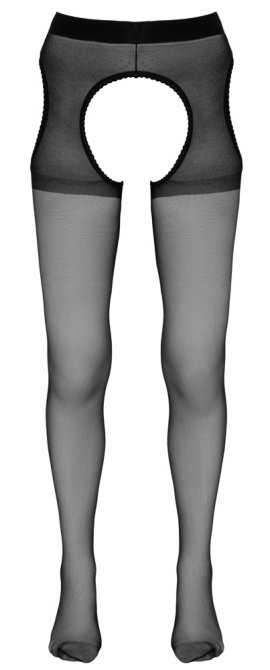 Cottelli Silonové punčocháče s otvory II.: L/XL
