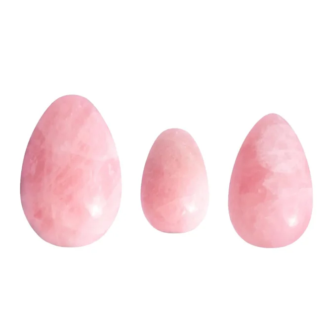 Yoni vajíčka sada 3 ks - růženín