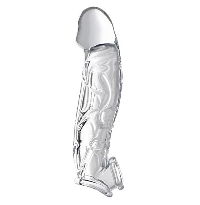 Návlek na penis prodlužující - transparentní
