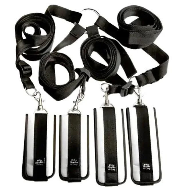 Fifty Shades of Grey Hard Limits Bondage sada - black/grey