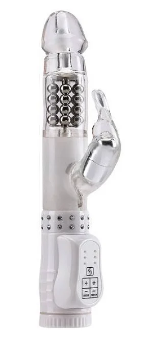 Rabbit Limitovaná edice Rotační vibrátor - bílý