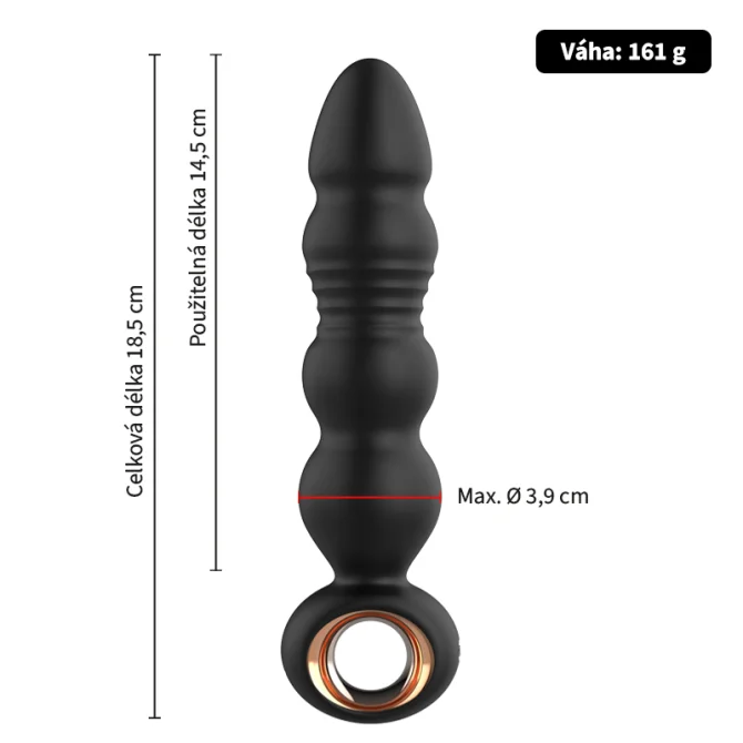 BASIC X Leo vibrační anální kolík