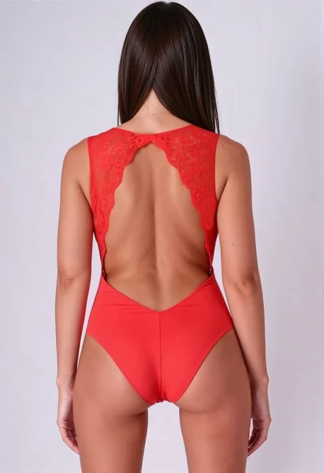 Passion EVALIE body - červené L
