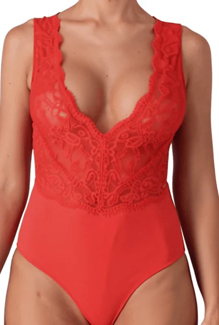 Passion EVALIE body - červené L