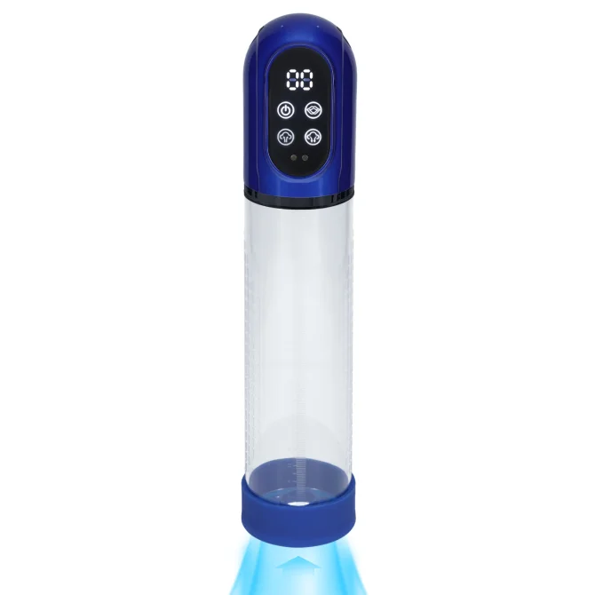 Pumped Engage Automatic vakuová pumpa a masturbátor 2 v 1 modrá