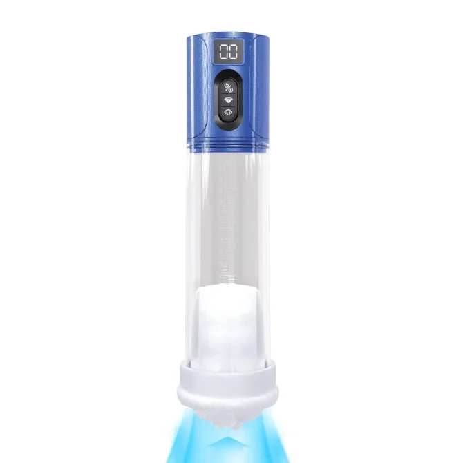 Pumped MaxLift vakuová pumpa a masturbátor 2 v 1 modrá