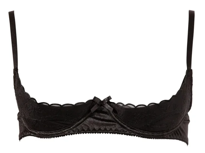 Cottelli Lingerie Basic polo-podprsenka černá 80B