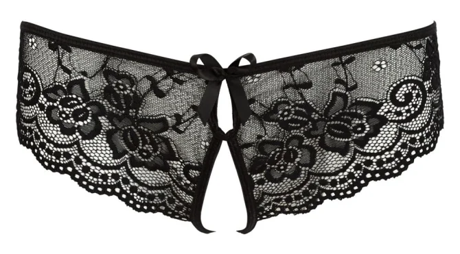 Cottelli Lingerie Krajkové kalhotky černé S
