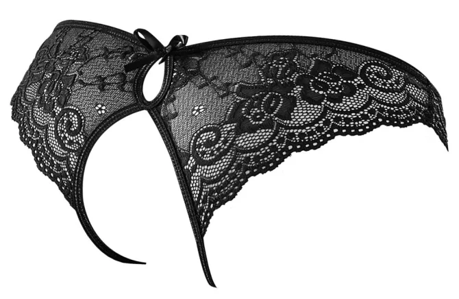 Cottelli Lingerie Krajkové kalhotky černé S