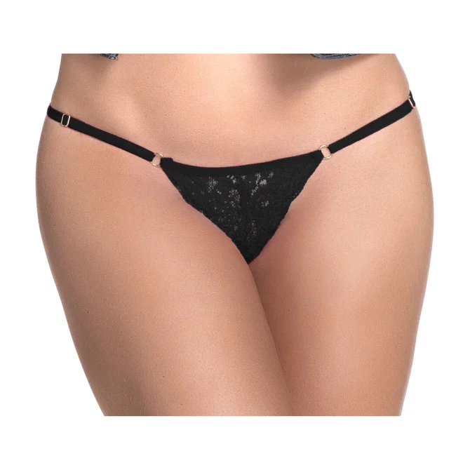 Mapalé Krajková tanga černá M/L