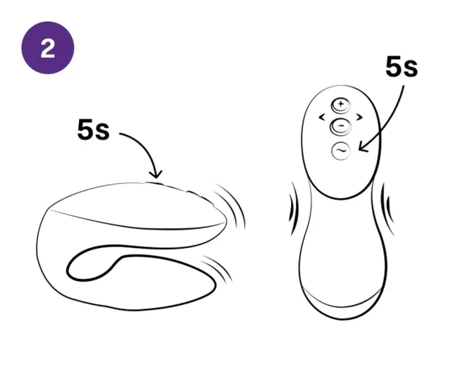 We-vibe Chorus Pro Párový vibrátor - Cosmic purple
