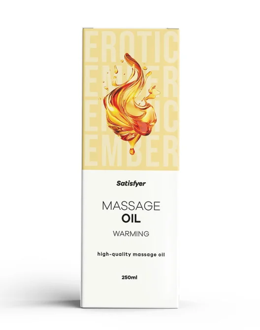 Satisfyer masážní olej Warming 250 ml
