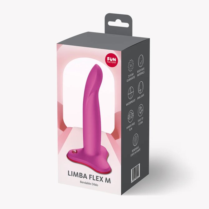 Fun Factory Limba flex G-spot dildo velikost M - Magenta