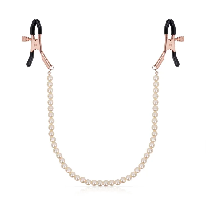 Rosy Gold Pearls svorky na bradavky