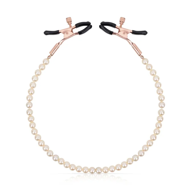 Rosy Gold Pearls svorky na bradavky