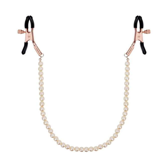 Rosy Gold Pearls svorky na bradavky