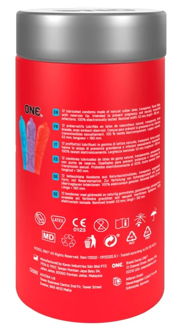 ONE kondomy Tattoo Touch 12 ks
