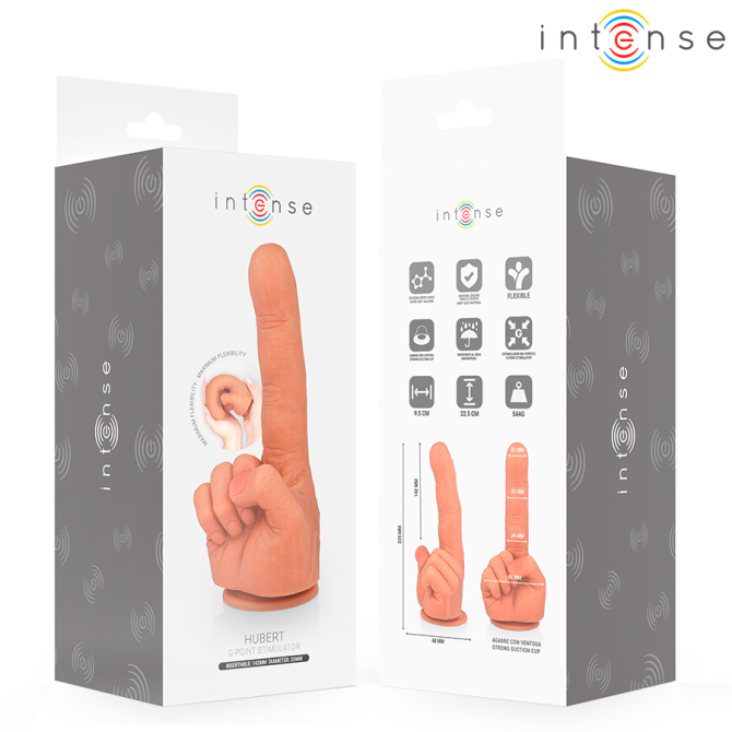 Hubert G-spot dildo ve tvaru ruky