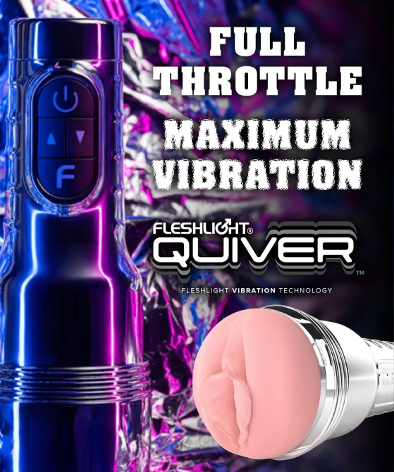 Fleshlight Pink Quiver (RP) vibrační masturbátor