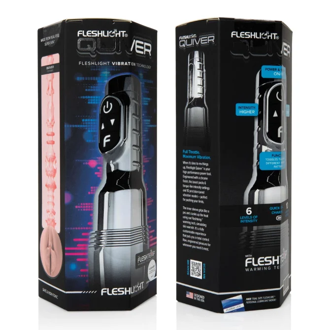 Fleshlight Pink Quiver (RP) vibrační masturbátor
