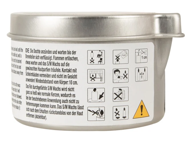 S/M Candle in a Tin svíčka - varianta HOT 100 ml